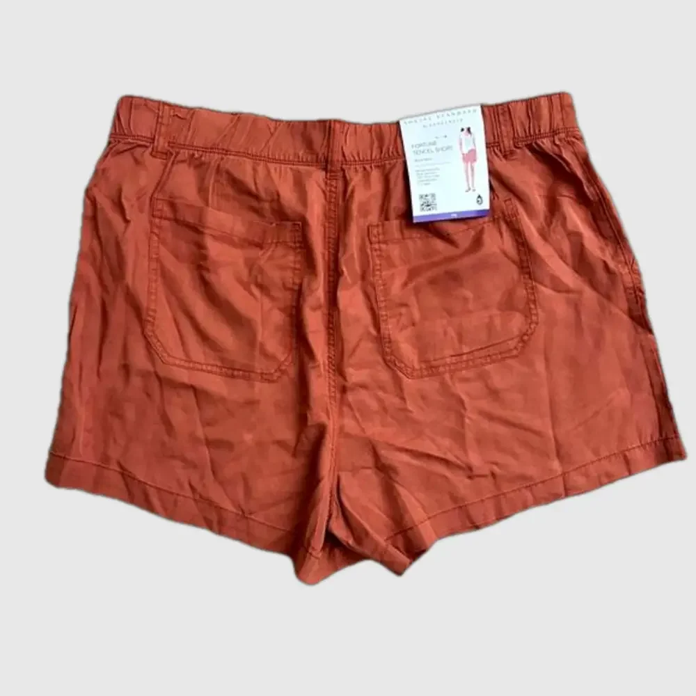 Social Standard by Sanctuary 4” Mid Rise Fortune Tencel Short Red Clay XXL